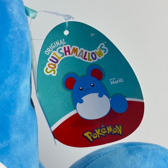 Marill Squishmallow 14" Pokemon Jazwares NEW NIB Stuffed Animal / Plush - Picture 5 of 9